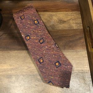 Silk & Wool Blend Textured Tie from Designer Ruth Graves